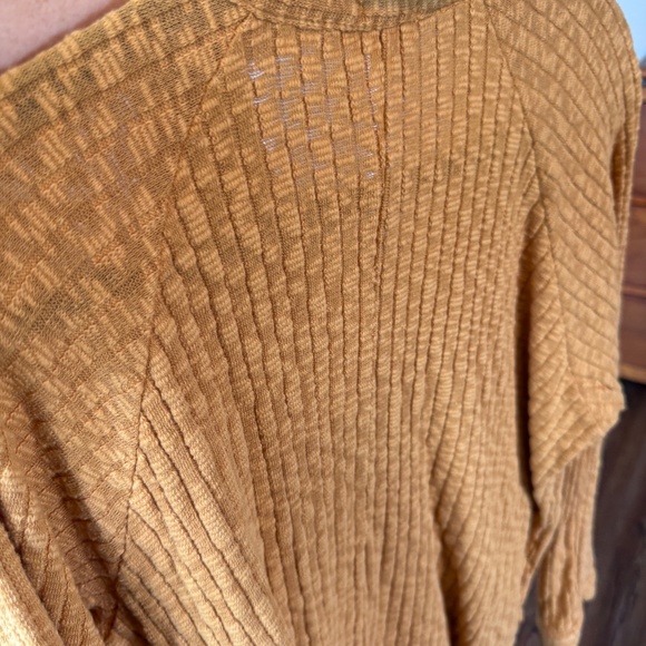 CPY - BKE Button-Down Long Sleeve Knit Shirt - Mustard Yellow or Gold - XL - Picture 8 of 16